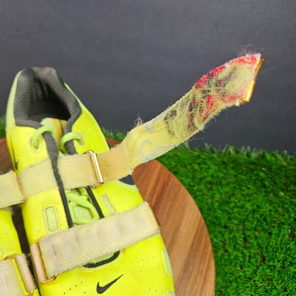 Nike Romaleos 2 Volt Yellow Weightlifting Gym Shoes Straps Men’s Size 10.5 - Picture 7 of 16